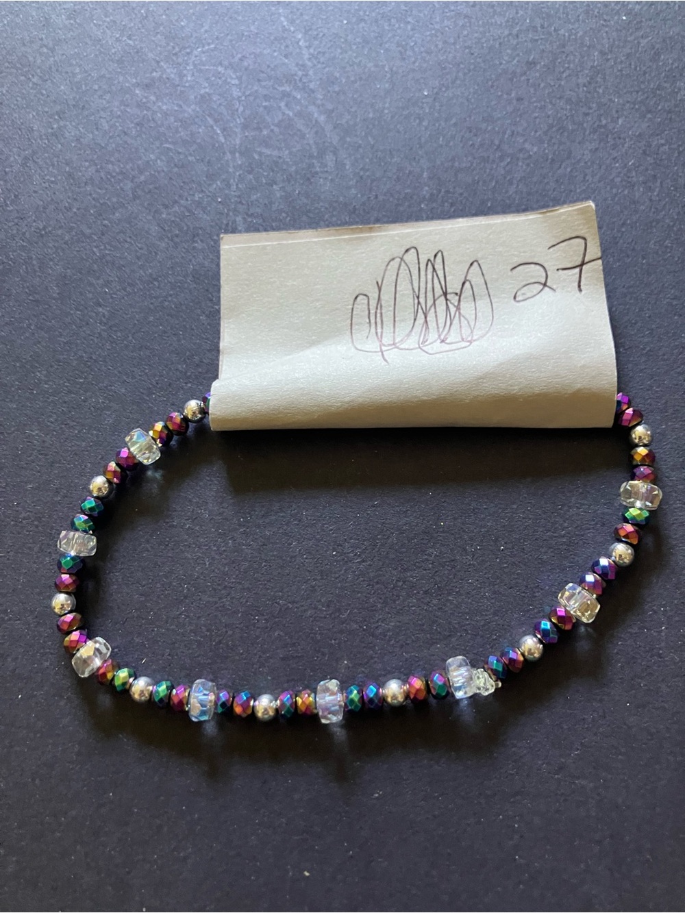 #27 handmade Swarovski bracelet